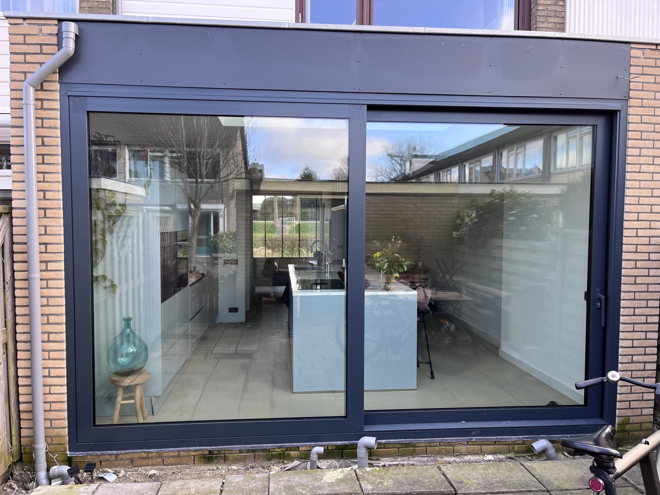Aluplast 7000NL schuifpui geplaatst door Glaseco